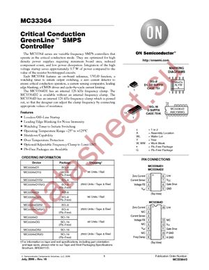 MC33364D datasheet  